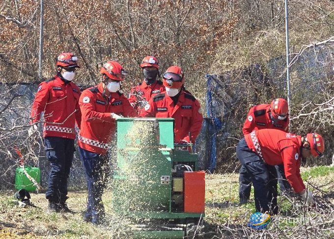 영농부산물 파쇄 지원