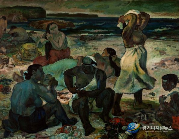 장리석기념관 상설전시 《숨비소리》 포스터 시안