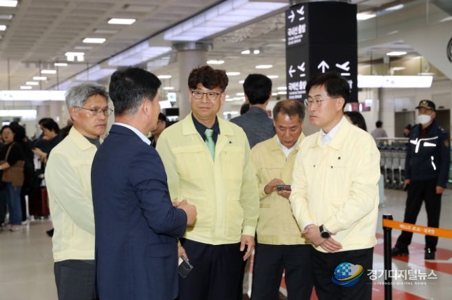 제주도, 호우‧강풍 결항에 제주공항 긴급 점검