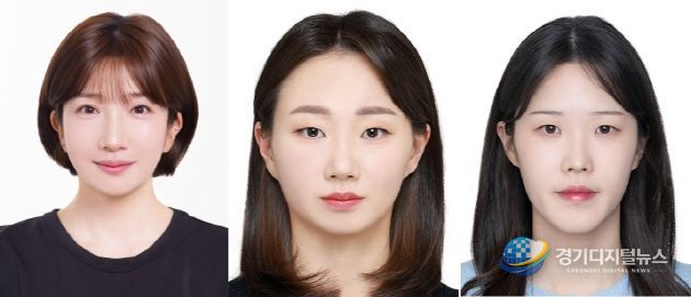 왼쪽부터 노아름, 박지원, 최지현 선수